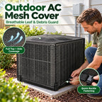 ❄️ Heavy-Duty Mesh AC Cover – All-Season Outdoor Protection