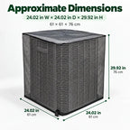 ❄️ Heavy-Duty Mesh AC Cover – All-Season Outdoor Protection