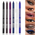 🔥 Limited Edition 49% OFF🌈14-Pack Eyeliner Pencil Waterproof Colored Paste Liners with Metallic & Shimmer Finishes Smudge-Proof