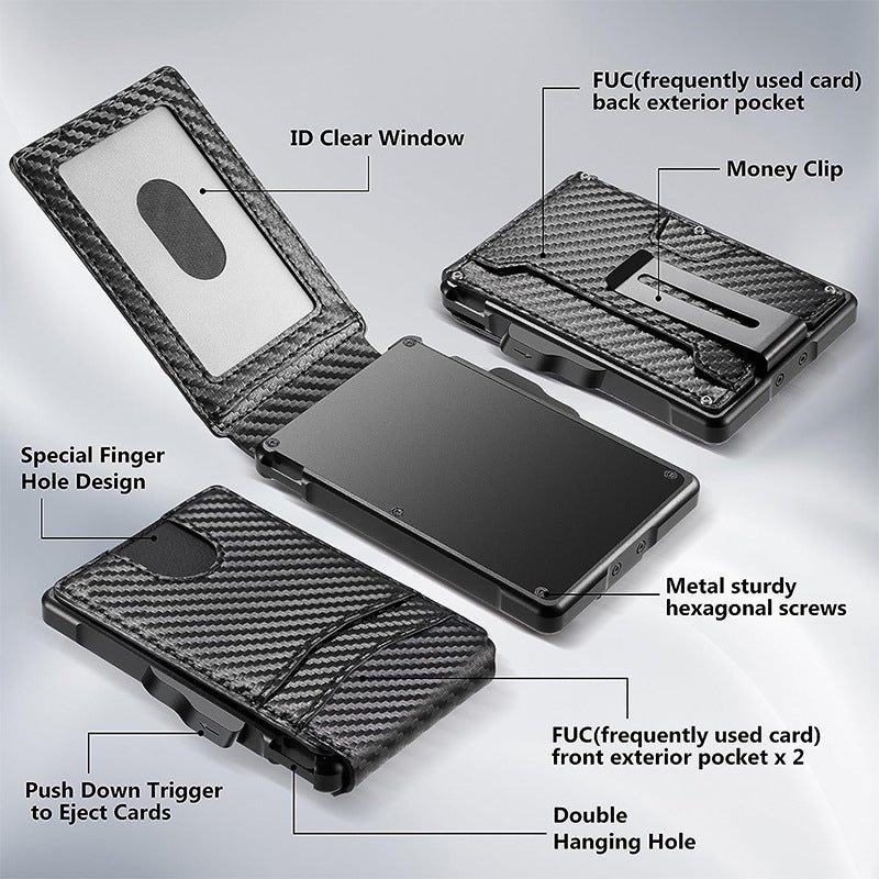 Yunsune SlimShield™ RFID Bifold Wallet – Slim, Secure & Organized