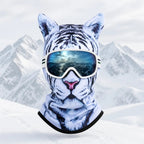 WildFace Animal Ski Mask – Funny Fleece Balaclava for Skiing & Snowboarding
