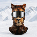WildFace Animal Ski Mask – Funny Fleece Balaclava for Skiing & Snowboarding