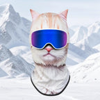 WildFace Animal Ski Mask – Funny Fleece Balaclava for Skiing & Snowboarding