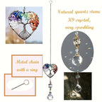 Rainbow Crystal Tree Of Life Suncatcher
