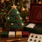 🎄 Special Offer | 48% OFF – Beginner-Friendly 3D Fabric Poke Christmas Ornament DIY Kit 🎁
