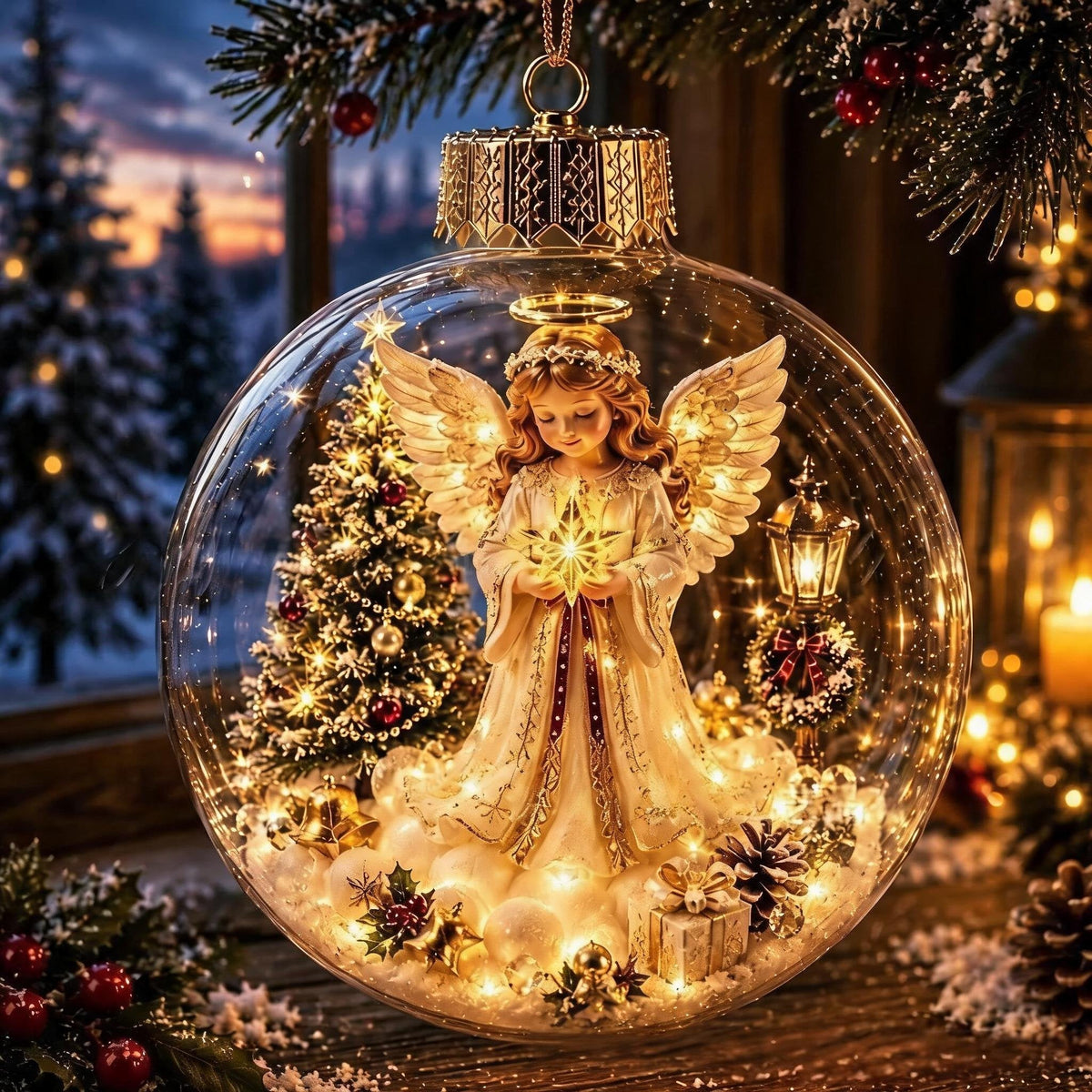 🔥 LAST DAY 49% OFF – 🎄Glowing Christmas Ornament ✨