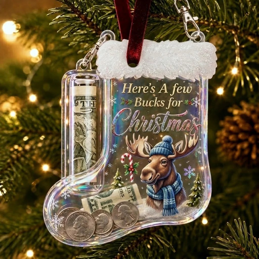 🎄  Christmas Stocking Money Holder Ornament 🎁 A Fun Way to Gift Cash