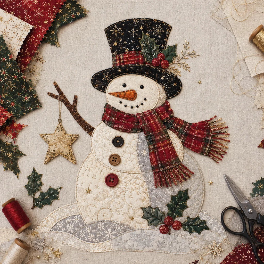 🎅Christmas Patchwork Fabric DIY Decor Kit