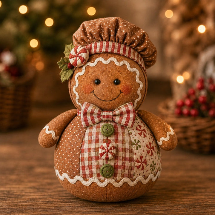 🎄🎅Patchwork Fabric Doll DIY Kit