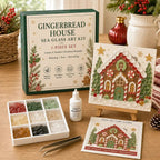 🔥 63% OFF | Only £11.99 🎄Christmas Sea Glass Art DIY Kit – Create Your Own Festive Keepsake