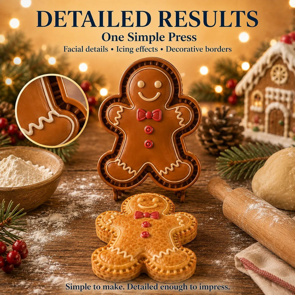 💥ONLY £7.99!!!🎁 BUY 1 GET 1 FREE | Christmas Baking Moulds – 8 Festive Designs 🎄