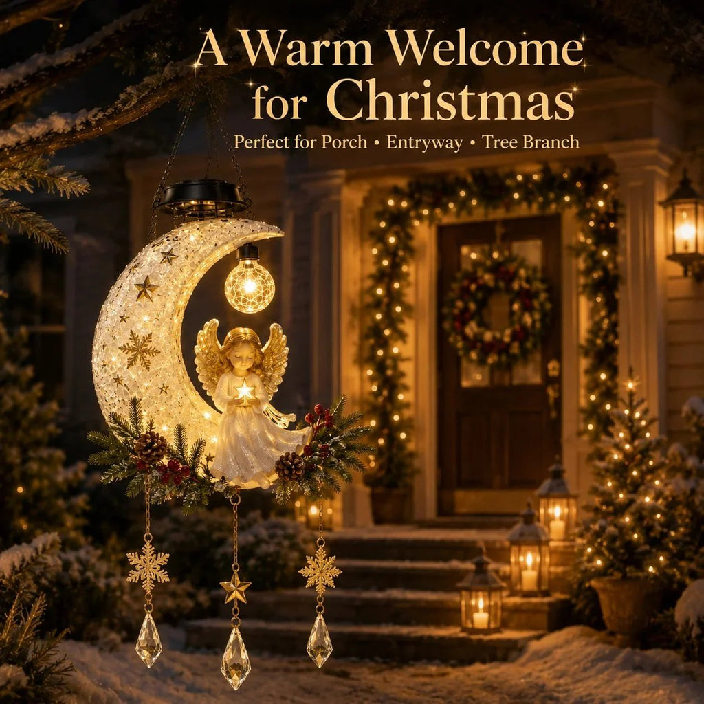 ✨ 45% OFF | Christmas Angel Moon Light – Magical Holiday Glow