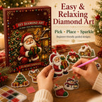 🎄 53% OFF | 24 DIY Christmas Diamond Painting Ornaments – Make & Hang ✨