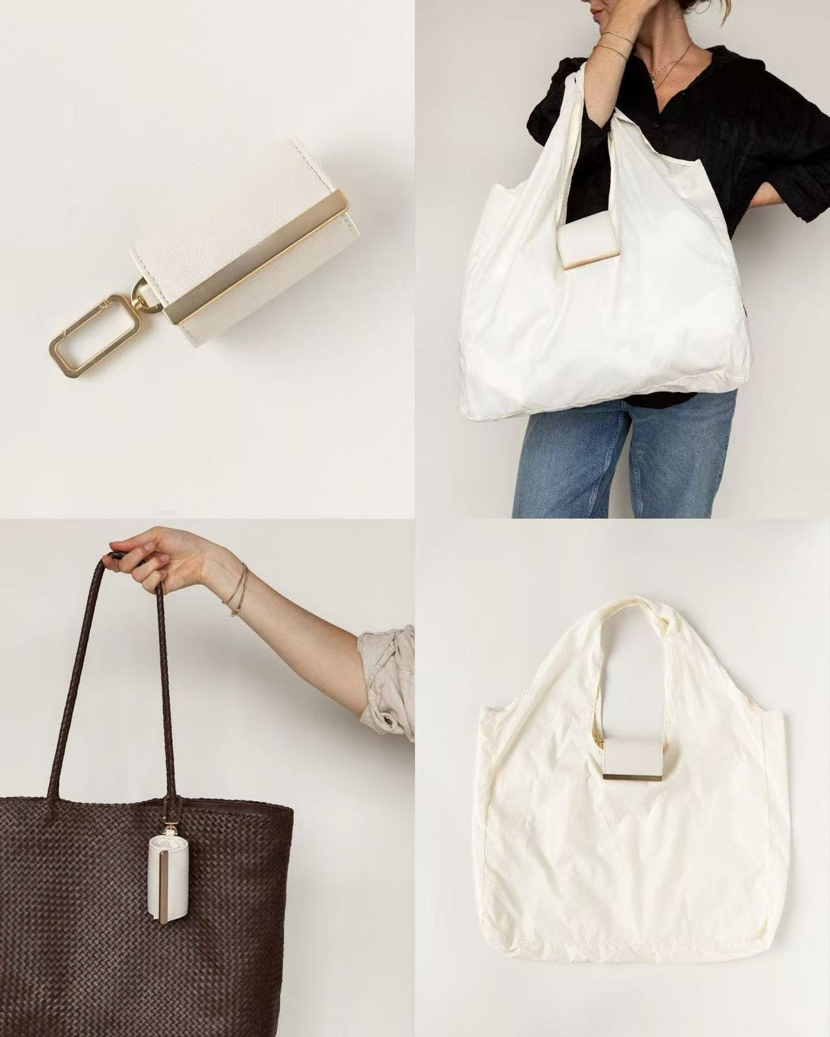 🔥✨ Pocket-Sized Foldable Keychain Tote Bag
