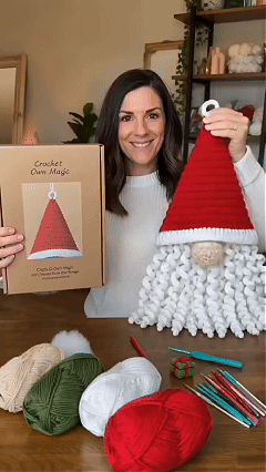 🧶DIY Seasonal 3D Crochet Door Hanger Kit Collection | Coordinated Yarn, Filling, Accessories & Step-by-Step Instructions Included 💕