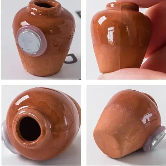 8-Pcs Mini Vase Fridge Magnets