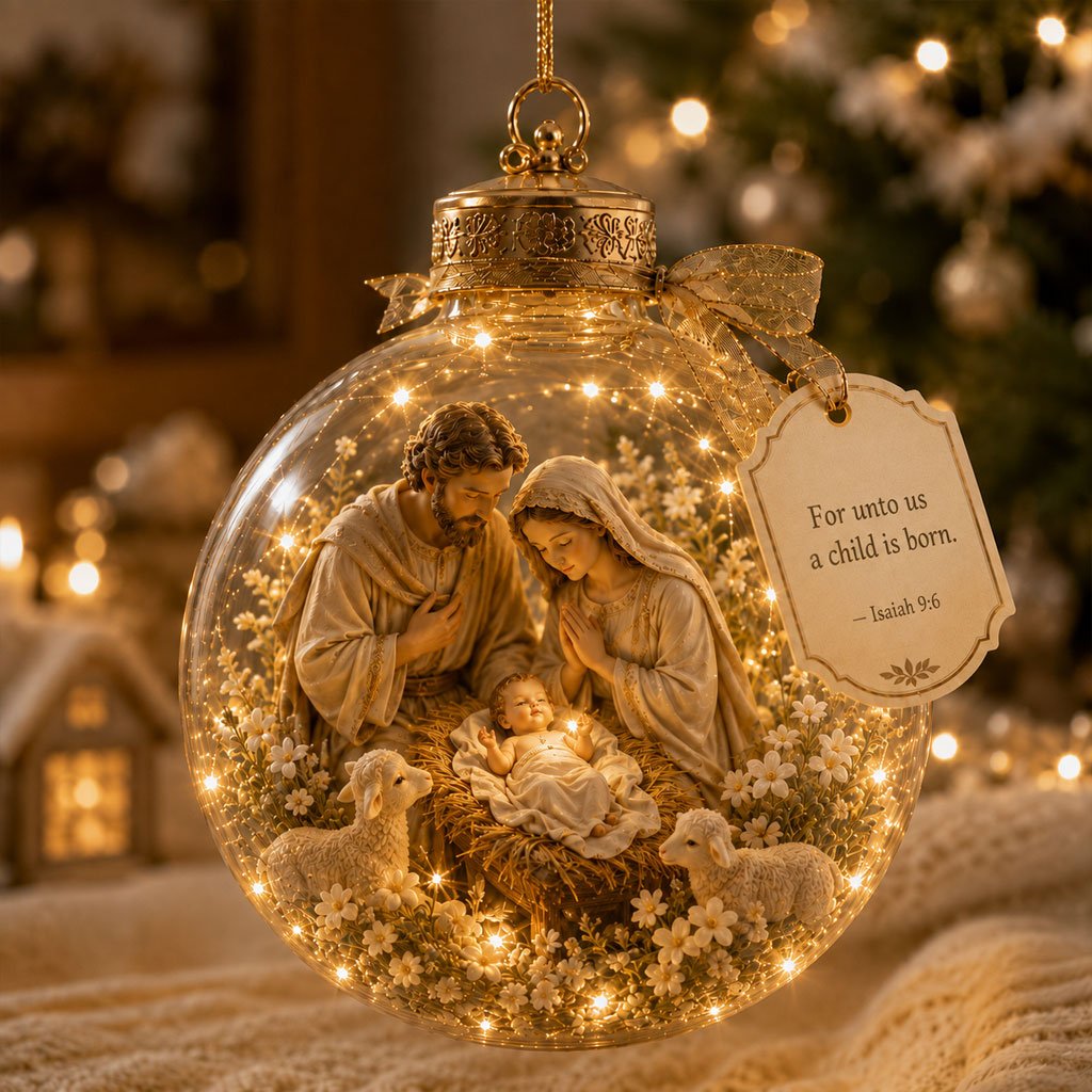 ✨✨Illuminated Christian Scripture Keepsake Ornaments
