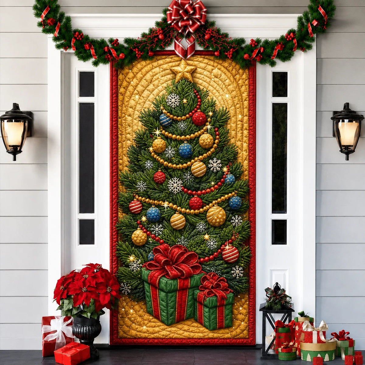 🎄 57% OFF | 3D Christmas Door Decoration – Create a Festive Holiday Entrance