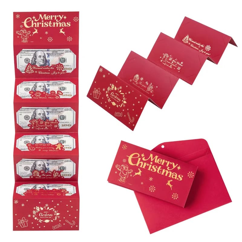 🎄 ONLY £6.99! Christmas Cash Gift Envelope – Fun Money Surprise Gift Idea 🎁