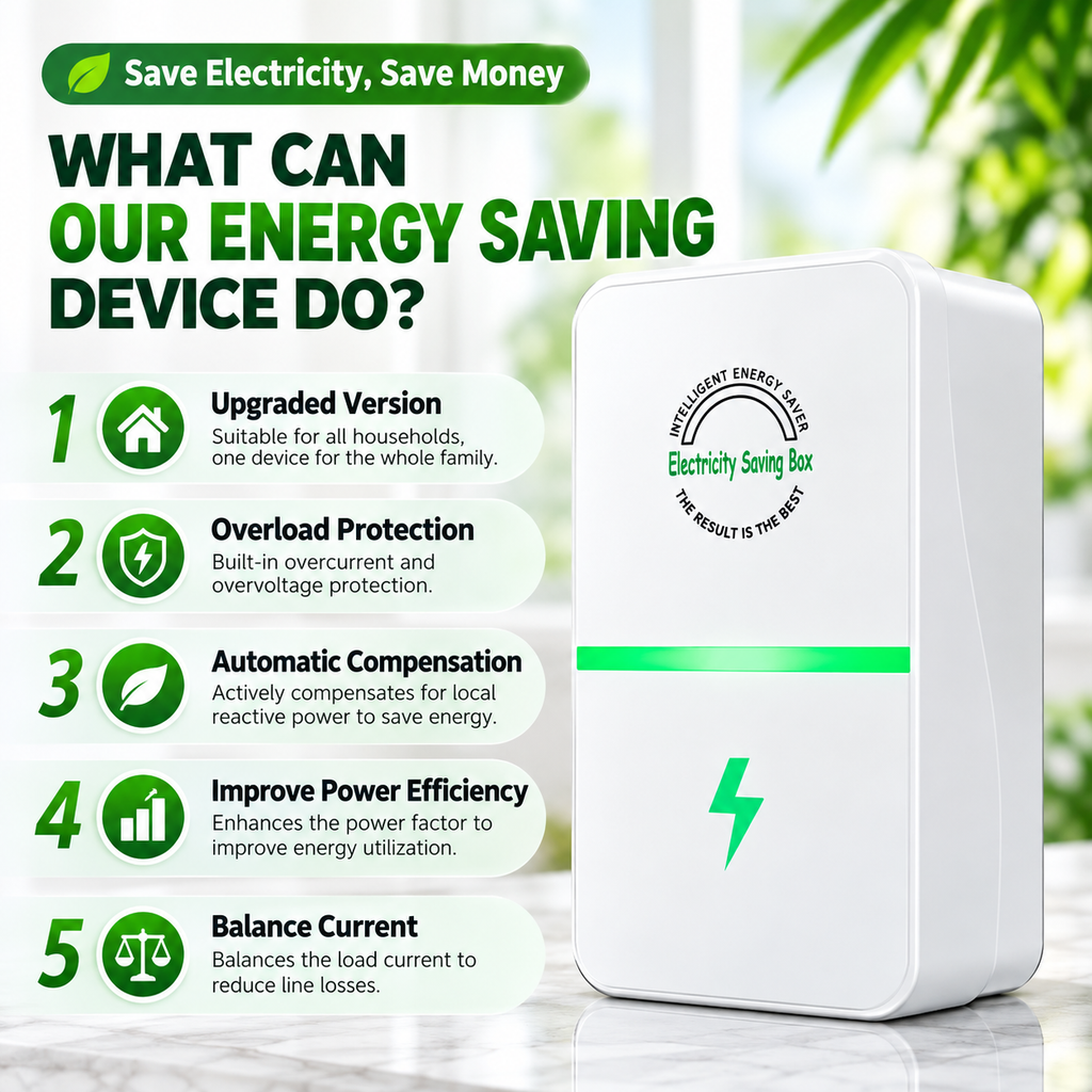 Energy Saver Plug-In Power Box