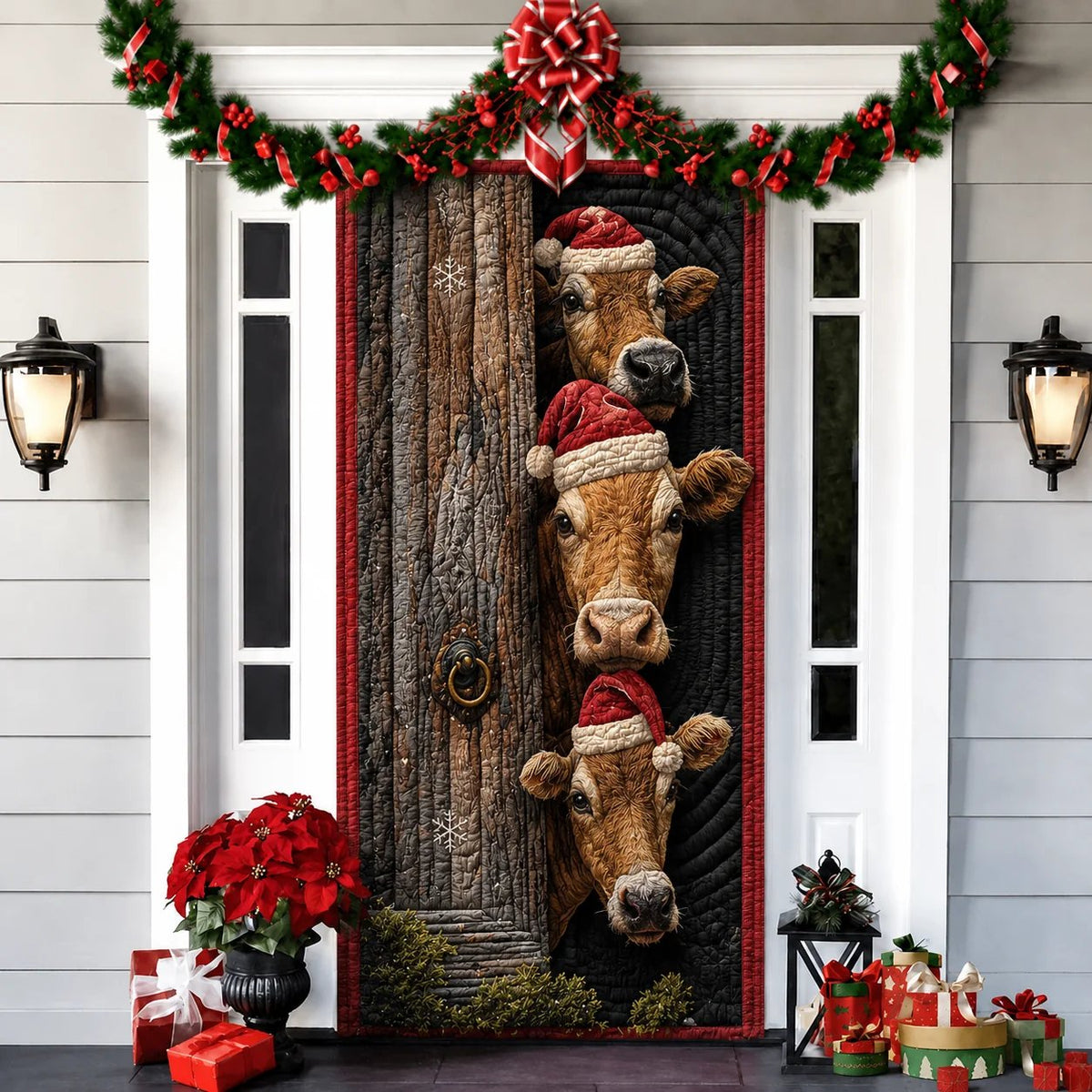 🎄 57% OFF | 3D Christmas Door Decoration – Create a Festive Holiday Entrance