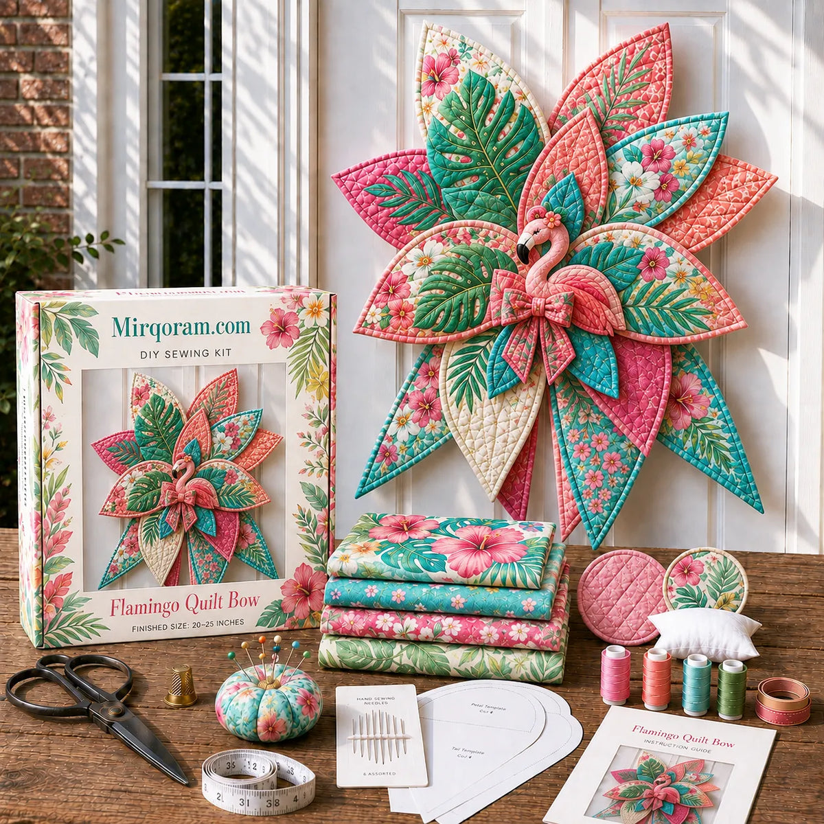 Bee - Handmade Quilted Door Bow DIY Sewing Kit
