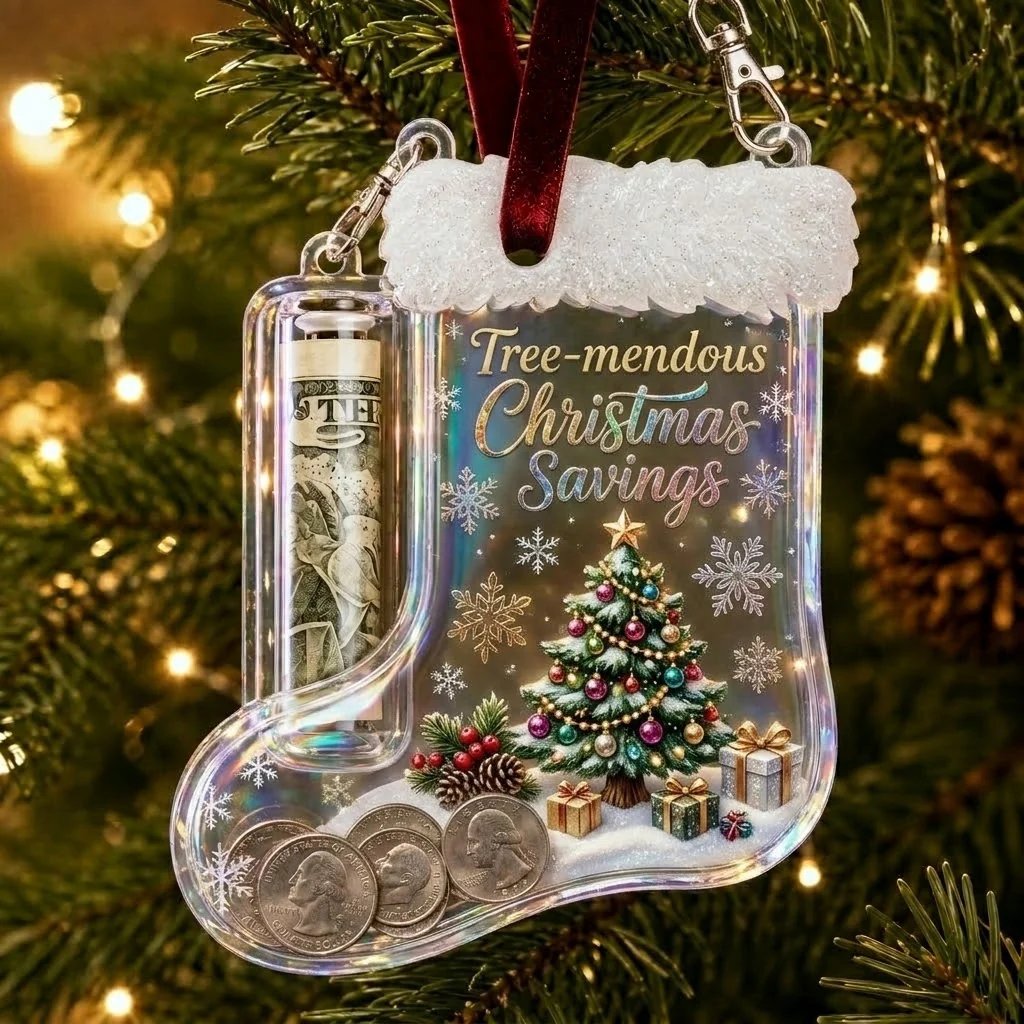 🎄  Christmas Stocking Money Holder Ornament 🎁 A Fun Way to Gift Cash