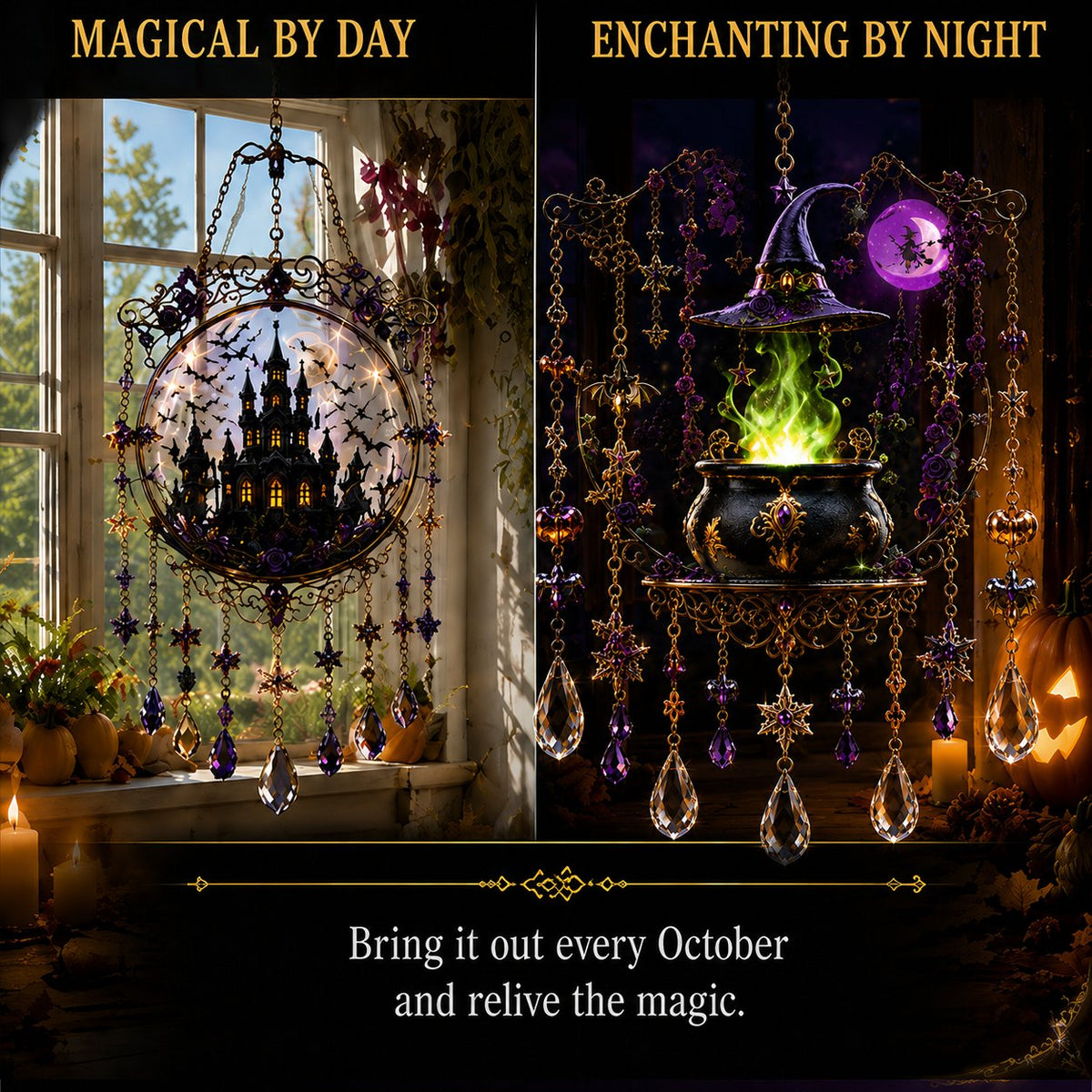 🎁Halloween Special Offer 50% OFF –🏰🎃Halloween Crystal Window Decoration
