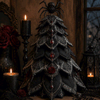 DIY Halloween Cat Quilted Fabric Tree Kit