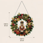 Christmas Pearl Diamond Painting Pendant Kit 9.84 Inch with LED Lights