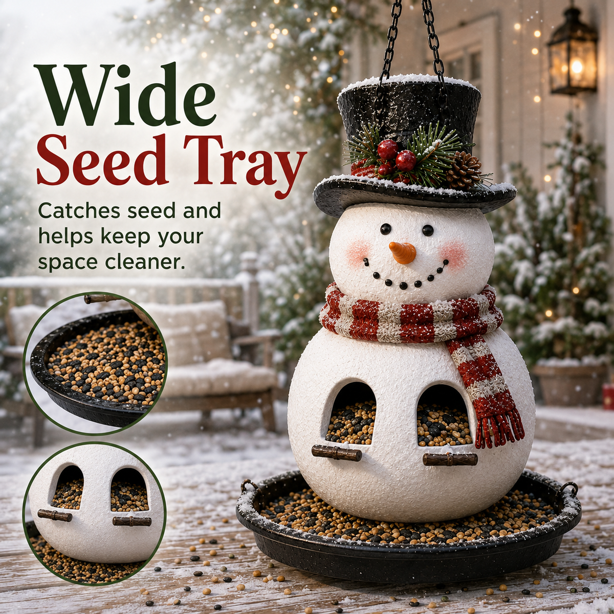 🎄 Christmas Bird Feeder Collection™ – Festive Garden Décor for Bird Lovers