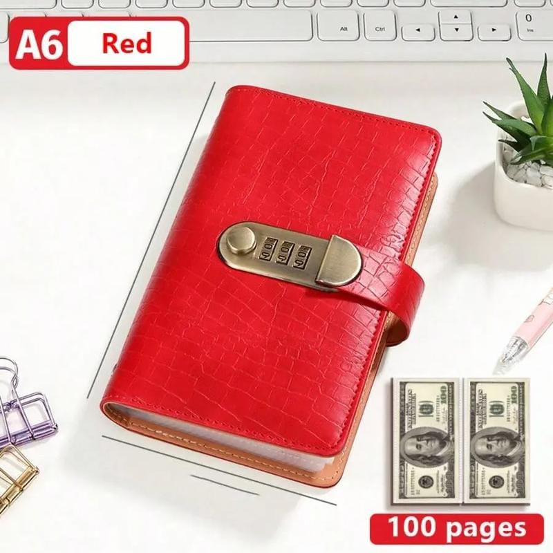 💵 100-Pocket Locking Cash Savings Binder | Save, Organize & Track Your Cash