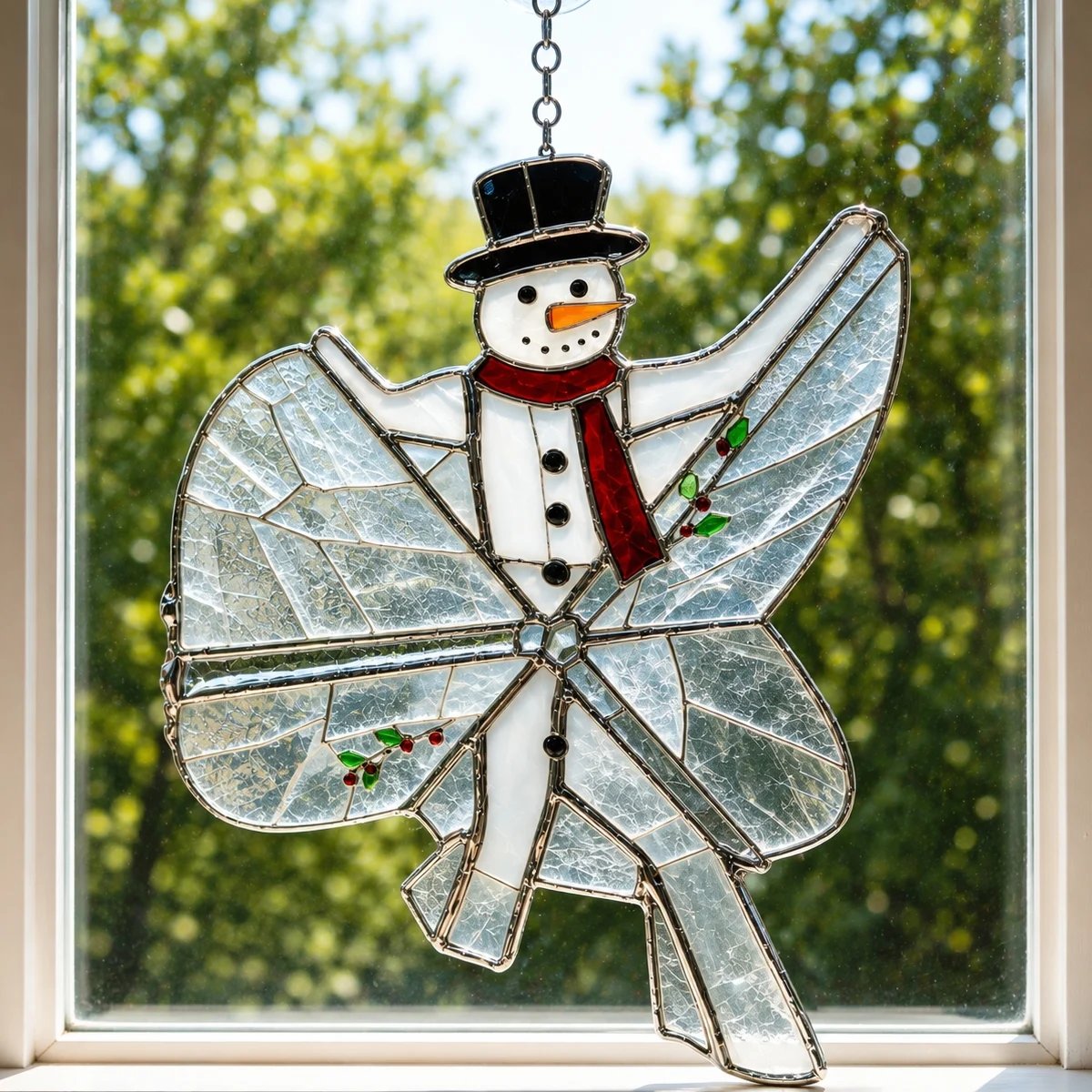 🔥LAST DAY 53% OFF - ✨⛄ DIY 3D Christmas Iridescent Glass Spinning Suncatcher Ornament Kit🎄
