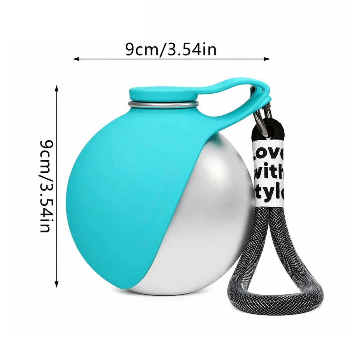Yunsune 2-in-1 Portable Dog Water Bottle for Dogs