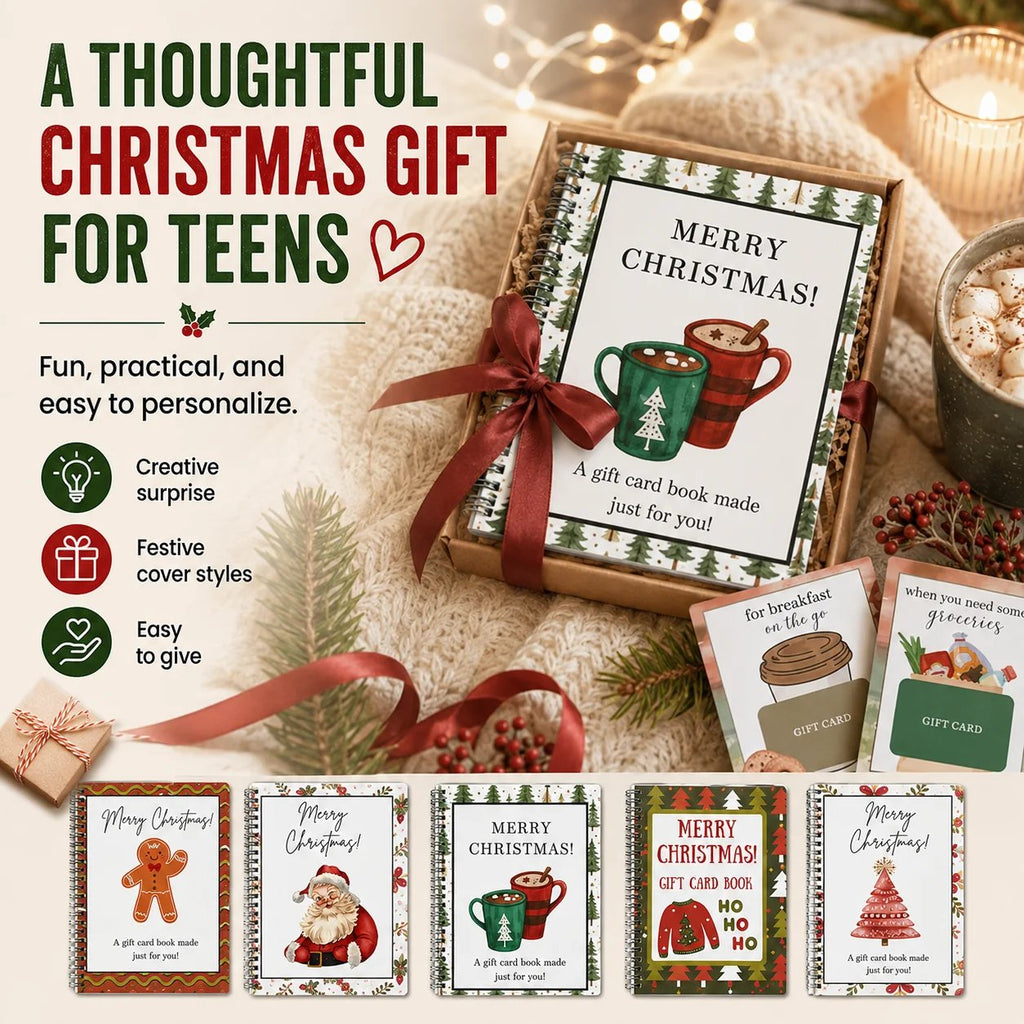 🔥 Only £7.99 |Christmas Gift Card Book 🎄 More Than a Card, A Memory to Keep