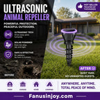 🔥Over 100,000 sold! 🛡️ Repel snakes, insects, rodents and protect your home! 🏡️ Solar Powered Ultrasonic Mouse Repeller