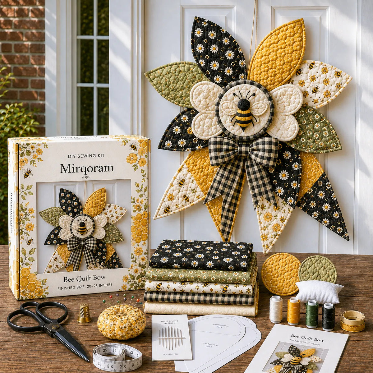 Fox - Handmade Quilted Door Bow DIY Sewing Kit