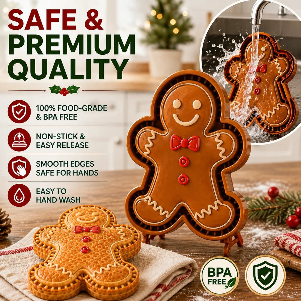 💥ONLY £7.99!!!🎁 BUY 1 GET 1 FREE | Christmas Baking Moulds – 8 Festive Designs 🎄