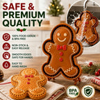 💥ONLY £7.99!!!🎁 BUY 1 GET 1 FREE | Christmas Baking Moulds – 8 Festive Designs 🎄