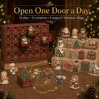 🎄24 Days Of Christmas Village Friends Advent Calendar | 24 Unique Miniature Characters, Shops & Holiday Collectibles for a Complete Festive Village ✨