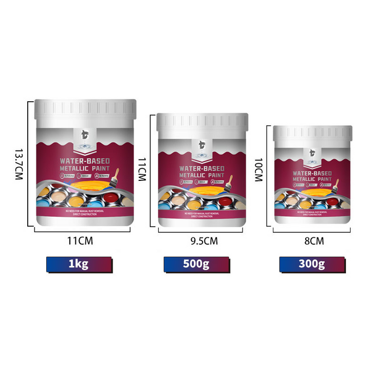 ⏳Time-Limited Special⏰Rust Converter Metallic Paint – One coat stops rust, no sanding, no fumes.  🔨🛡️