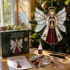 🔥LAST DAY 53% OFF - ✨⛄ DIY 3D Christmas Iridescent Glass Spinning Suncatcher Ornament Kit🎄
