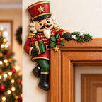 🎅✨Christmas Peekaboo Door Frame Corner Decor – 3D Holiday Character Decoration