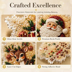 🎄 ONLY £7.99! Christmas DIY Hanging Ornament Set – 6 Festive Tree Decorations ✨