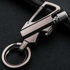 3-in-1 Permanent Match & Carabiner Keychain