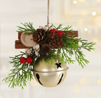 💥 56% OFF! 🎄Mini Christmas Wreaths✨Maximum Holiday Magic, Instant Festive Charm & Versatile Decor! 🎀