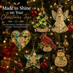 Special Offer 🎄 Save 63% | Sea‐Glass Christmas Hanging Ornaments, Xmas Tree Decor & Gift