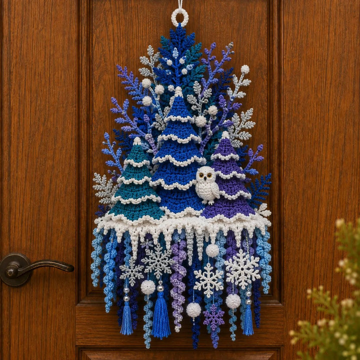 🧶DIY Seasonal 3D Crochet Door Hanger Kit Collection | Coordinated Yarn, Filling, Accessories & Step-by-Step Instructions Included 💕