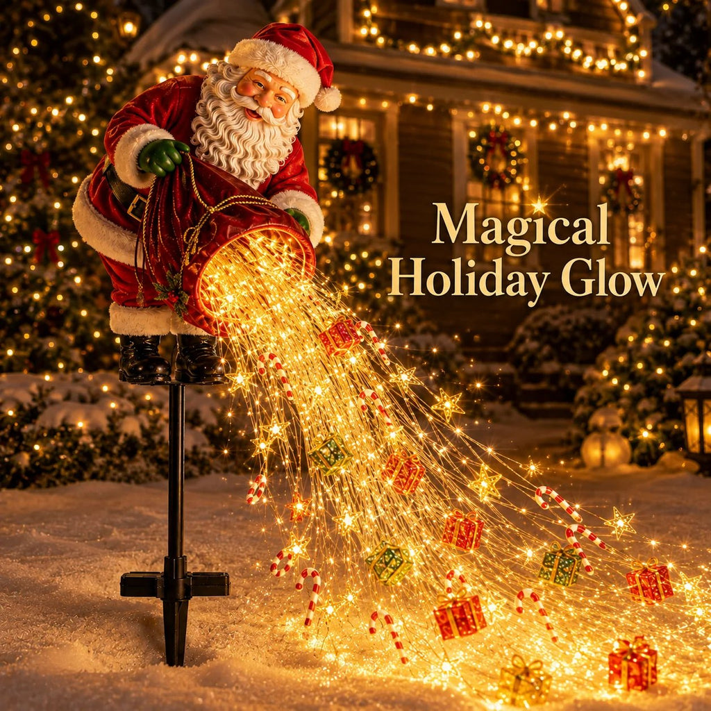 🎅Christmas Early Discount 50% Off 🎁 Santa's Magic Pour – Flowing LED Christmas Garden Light