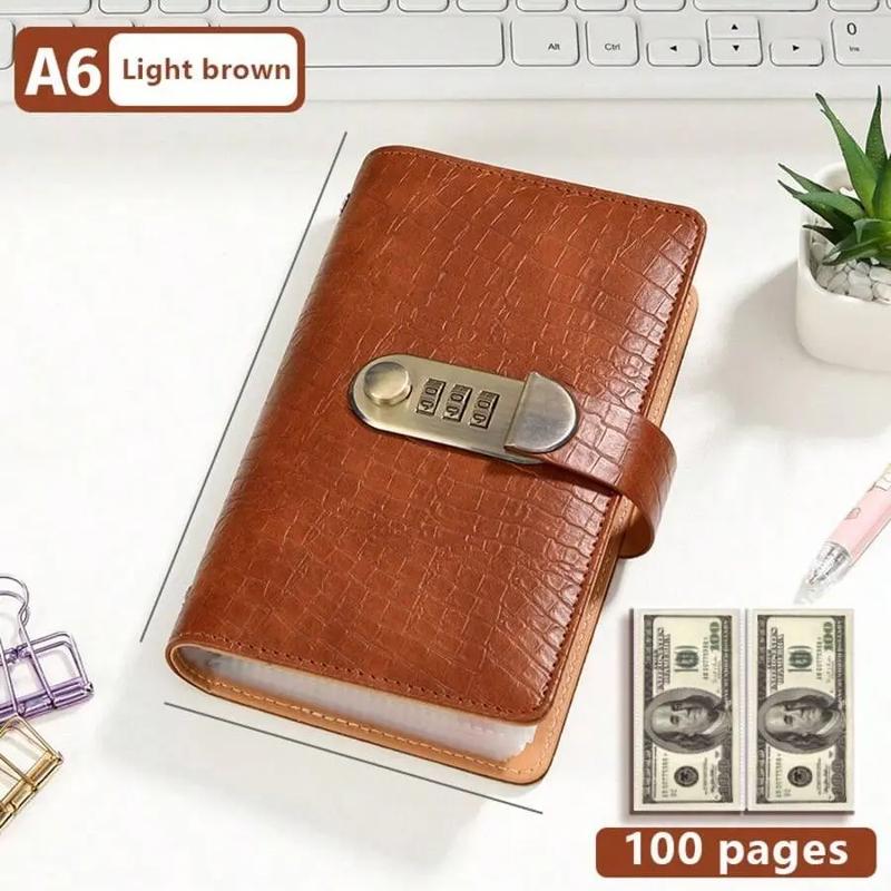 💵 100-Pocket Locking Cash Savings Binder | Save, Organize & Track Your Cash